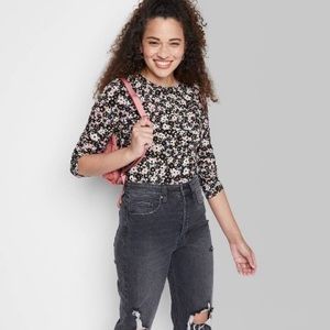 Wild Fable long Sleeve Floral T-Shirt